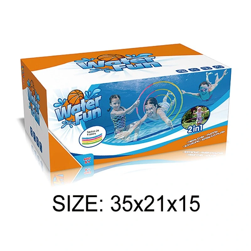 Children′ S Detachable Water Diving Ring and Hula Hoop 2 in 1 Sport Toy Outdoor Toy for Kids